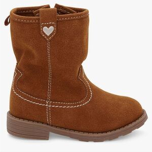 Carter's Toddler Evie Tall Fashion Boot in tan size 11